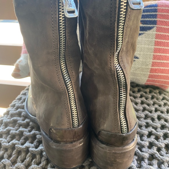 NEW AS98 37 SMOKE ODIE LACE BOOT NEVER WORN SUPER COOL ZIP UP THE BACK AND LACE - Picture 3 of 4